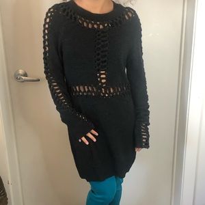 All Saints cable knit dress/sweater